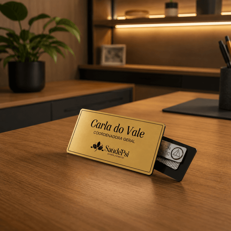Botton Broche Magnético - Personalizado em acrílico ou ABS